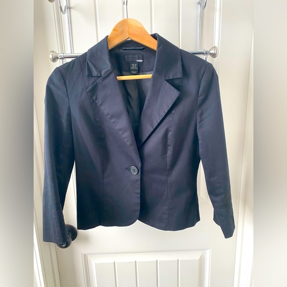 H&M Jackets & Coats Black Women Blazer Poshmark